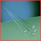 Plain borosilicate glass burettes